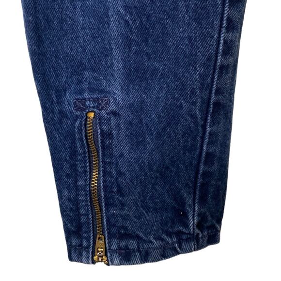 Vintage Jordache High Rise Jeans Zipper Detail Hem Denim Pants Women’s Waist 26” - Picture 6 of 13